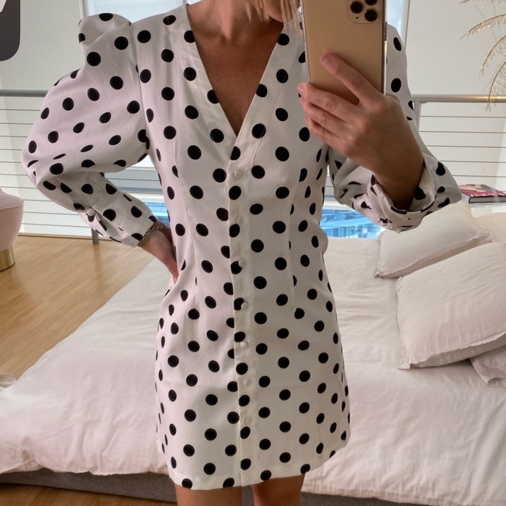 Choosy Polka Dot Dress